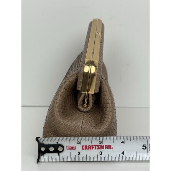 Fendi Beige Python Small First Clutch Bag - Picture 15 of 16